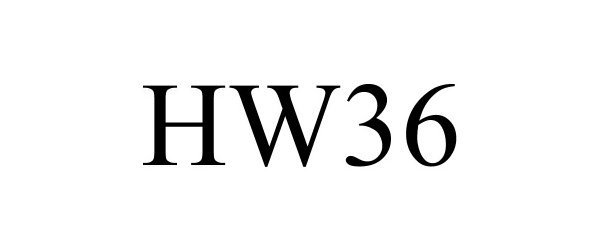 Trademark Logo HW36