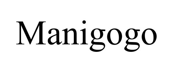 Trademark Logo MANIGOGO