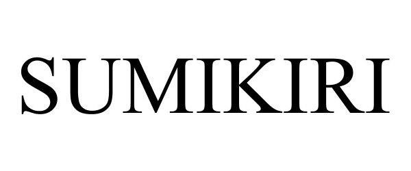 Trademark Logo SUMIKIRI