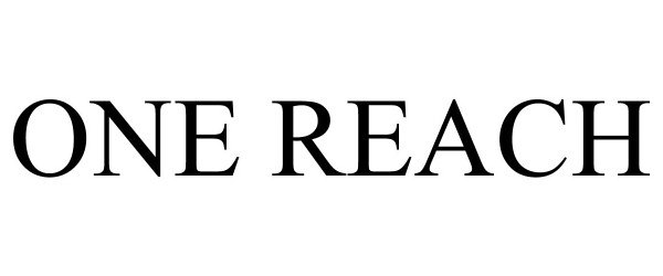 Trademark Logo ONE REACH