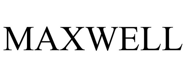 Trademark Logo MAXWELL