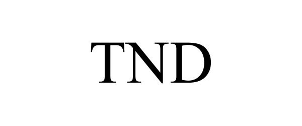 Trademark Logo TND