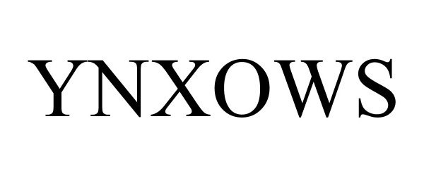 Trademark Logo YNXOWS