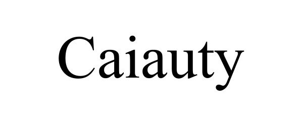Trademark Logo CAIAUTY