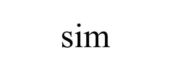 Trademark Logo SIM