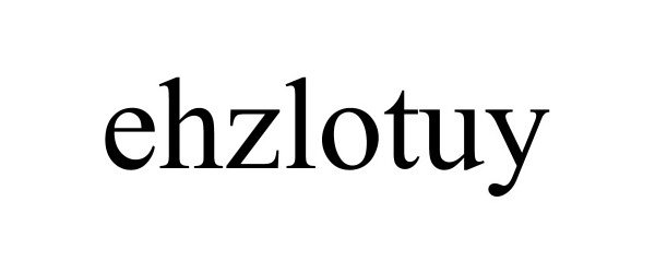 Trademark Logo EHZLOTUY