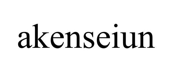 Trademark Logo AKENSEIUN