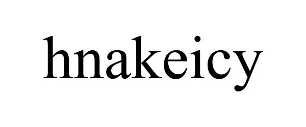Trademark Logo HNAKEICY
