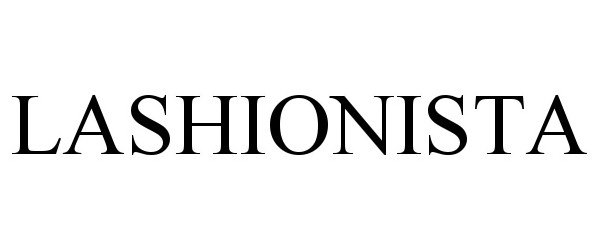 Trademark Logo LASHIONISTA