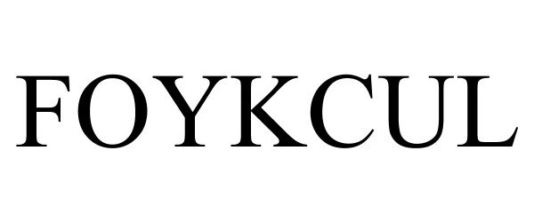 Trademark Logo FOYKCUL