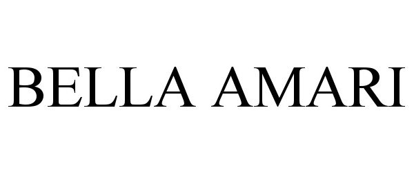 Trademark Logo BELLA AMARI