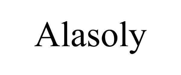 Trademark Logo ALASOLY