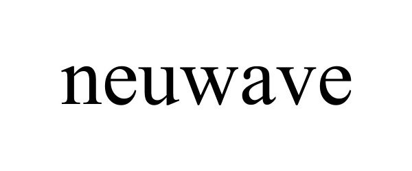 Trademark Logo NEUWAVE