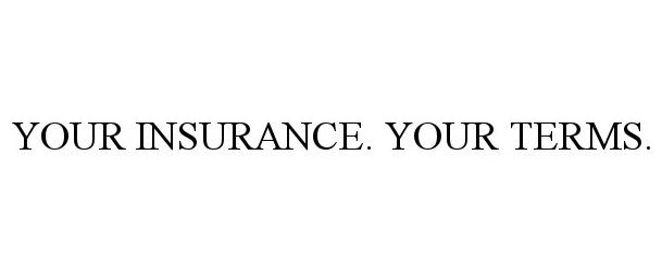  YOUR INSURANCE. YOUR TERM.