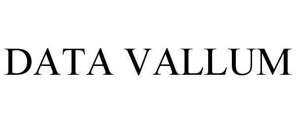 Trademark Logo DATA VALLUM