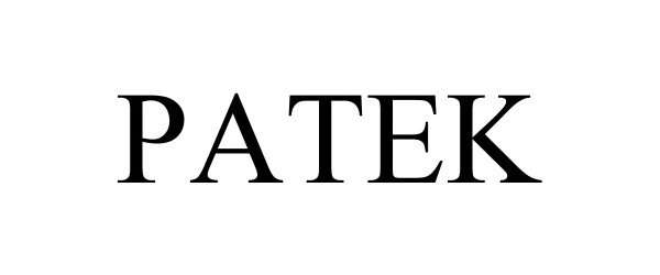 Trademark Logo PATEK