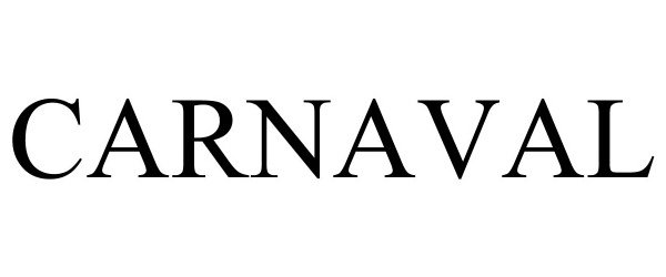 Trademark Logo CARNAVAL