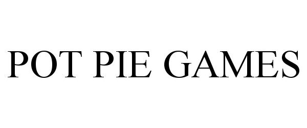 POT PIE GAMES