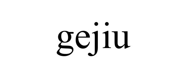 Trademark Logo GEJIU