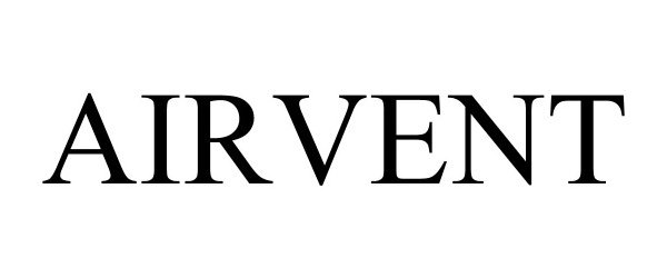 Trademark Logo AIRVENT