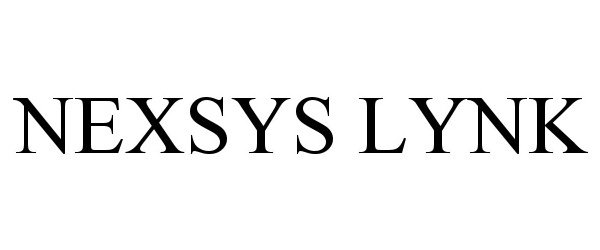 Trademark Logo NEXSYS LYNK