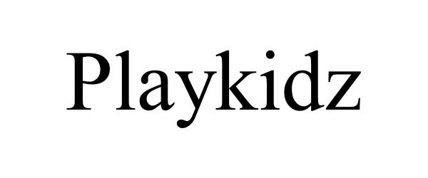Trademark Logo PLAYKIDZ