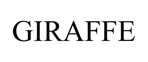 Trademark Logo GIRAFFE