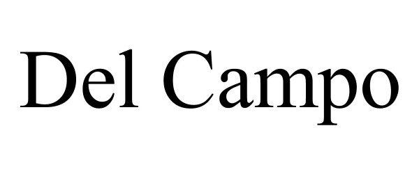 Trademark Logo DEL CAMPO