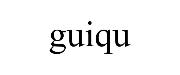 Trademark Logo GUIQU