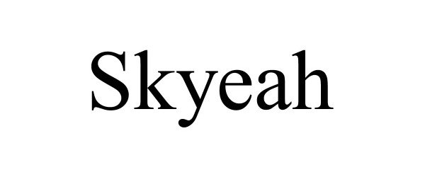 Trademark Logo SKYEAH