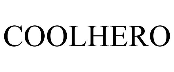 Trademark Logo COOLHERO