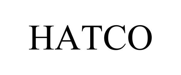 Trademark Logo HATCO