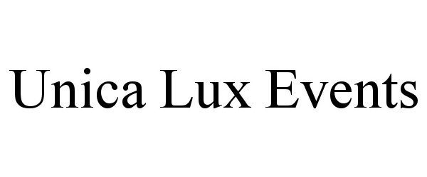  UNICA LUX EVENTS