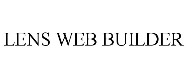  LENS WEB BUILDER