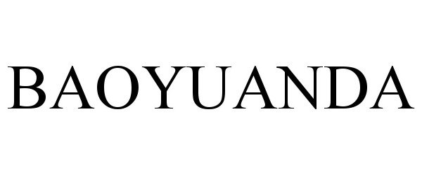 Trademark Logo BAOYUANDA