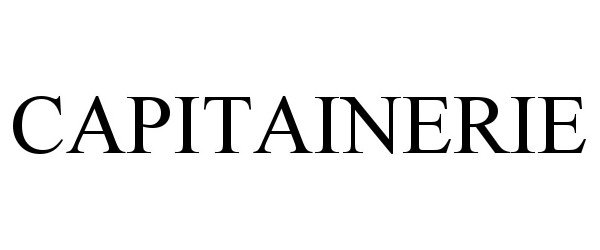 Trademark Logo CAPITAINERIE