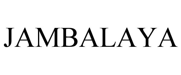Trademark Logo JAMBALAYA