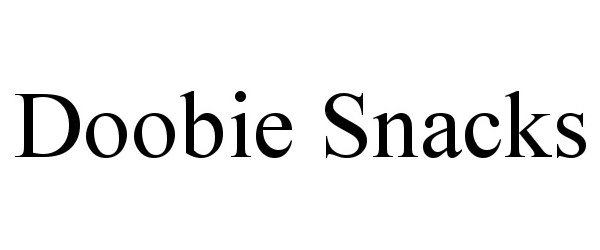 Trademark Logo DOOBIE SNACKS