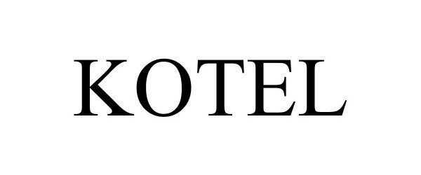 Trademark Logo KOTEL