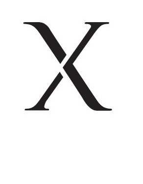 Trademark Logo X