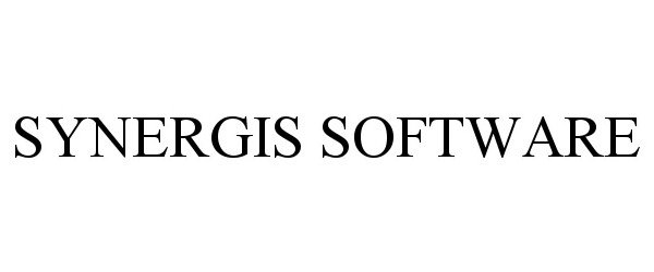 Trademark Logo SYNERGIS SOFTWARE