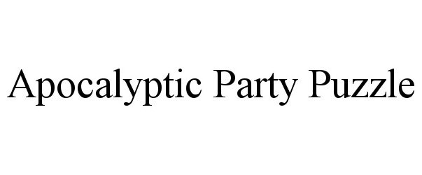  APOCALYPTIC PARTY PUZZLE