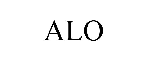 Trademark Logo ALO