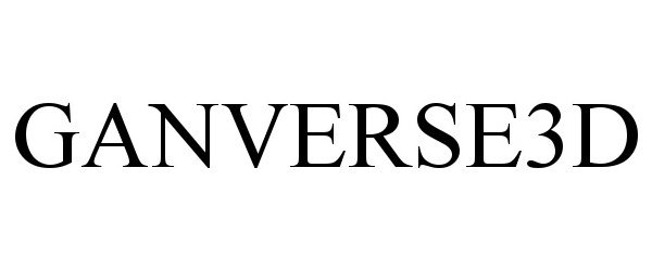 Trademark Logo GANVERSE3D