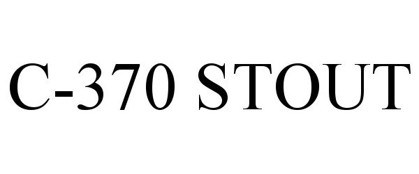 Trademark Logo C-370 STOUT