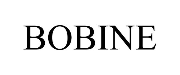 Trademark Logo BOBINE