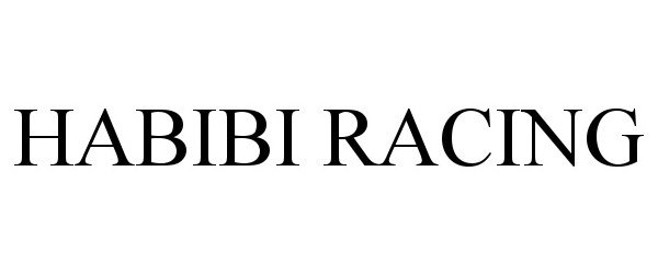 Trademark Logo HABIBI RACING