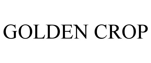 Trademark Logo GOLDEN CROP