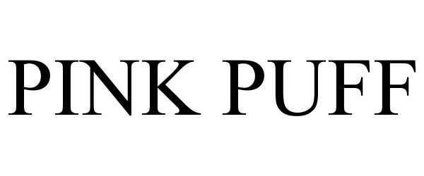 Trademark Logo PINK PUFF