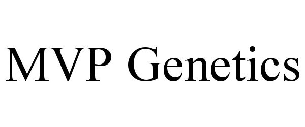 Trademark Logo MVP GENETICS